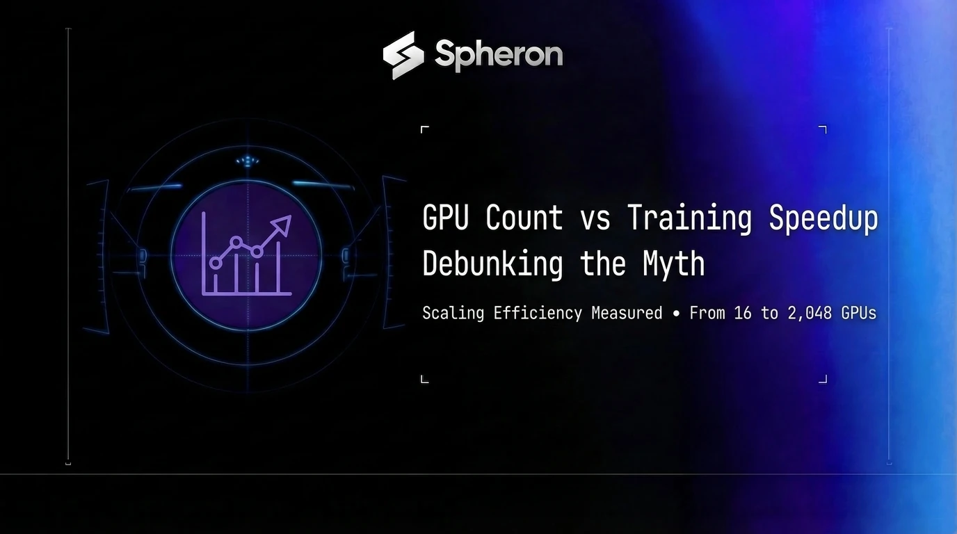 GPU Count vs Training Speedup: Debunking the Myth